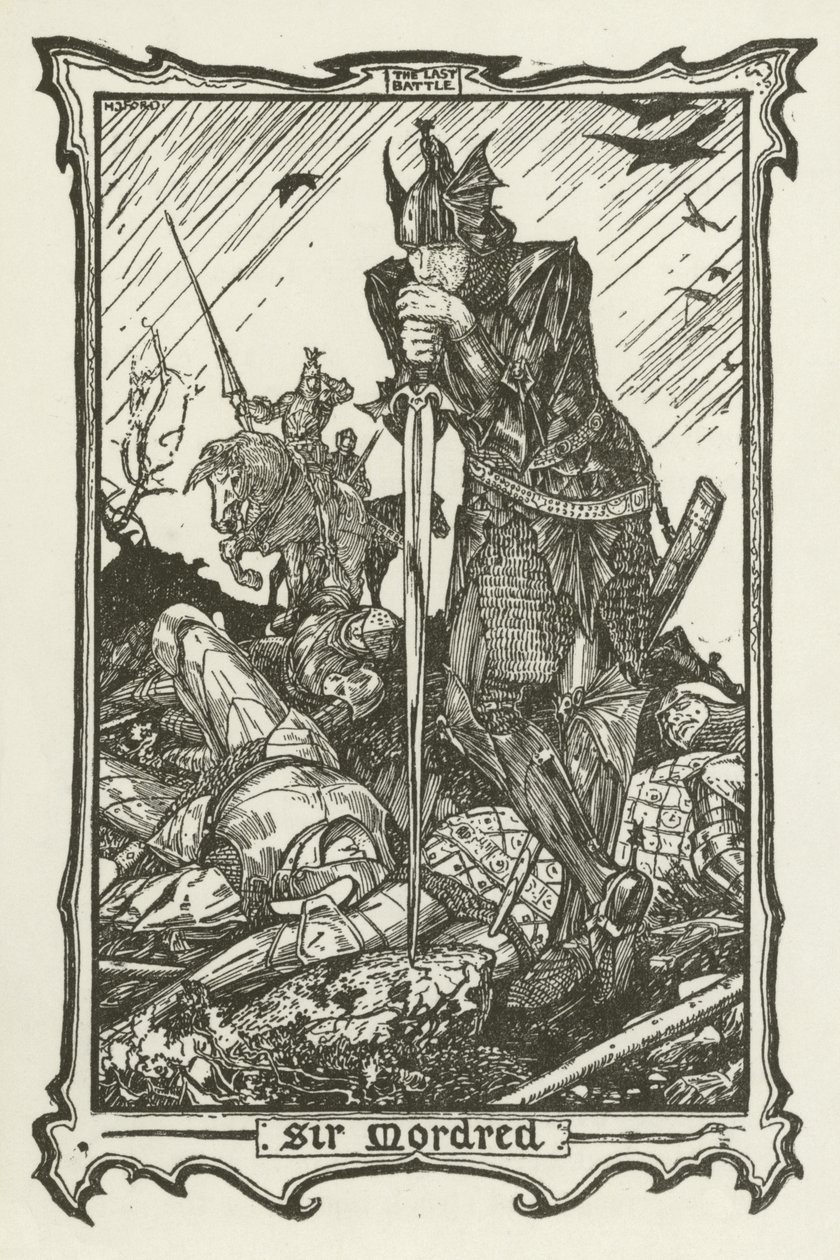 Sir Mordred door Henry Justice Ford