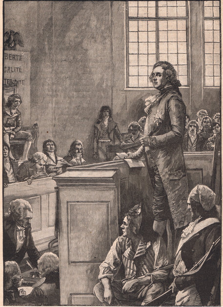 Het proces van Lodewijk XVI door Henry Marriott Paget