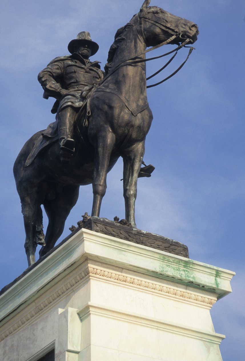 Het Ulysses S. Grant Memorial, ingewijd in 1922 (detail) door Henry Merwin Shrady