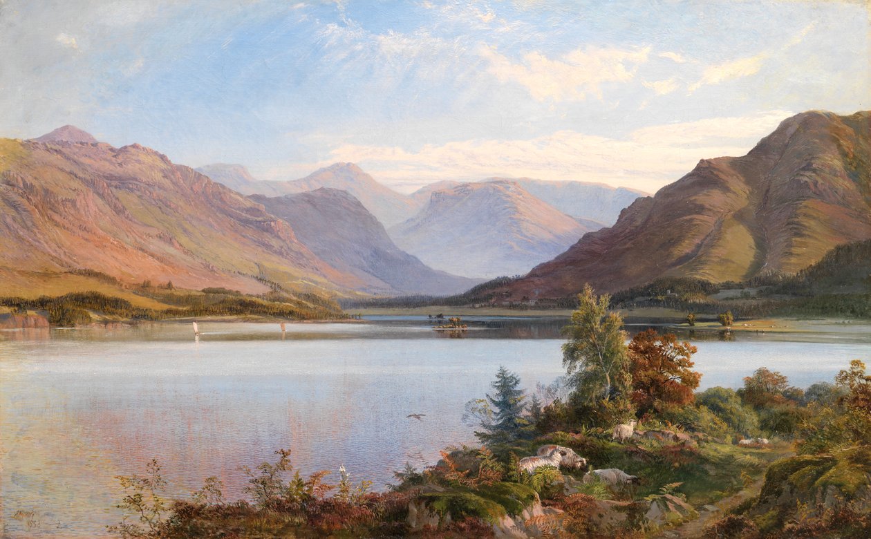 Grasmere, 1853 door Henry Moore