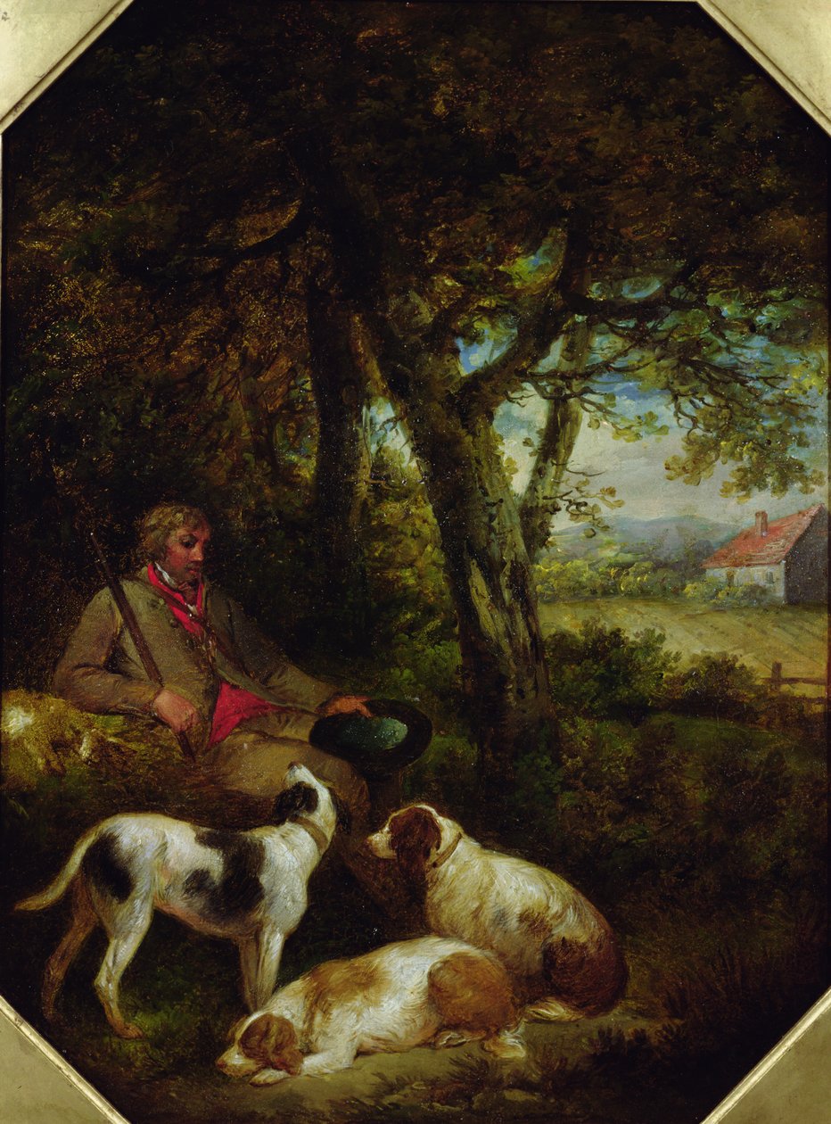 De vermoeide jager door Henry Robert Morland