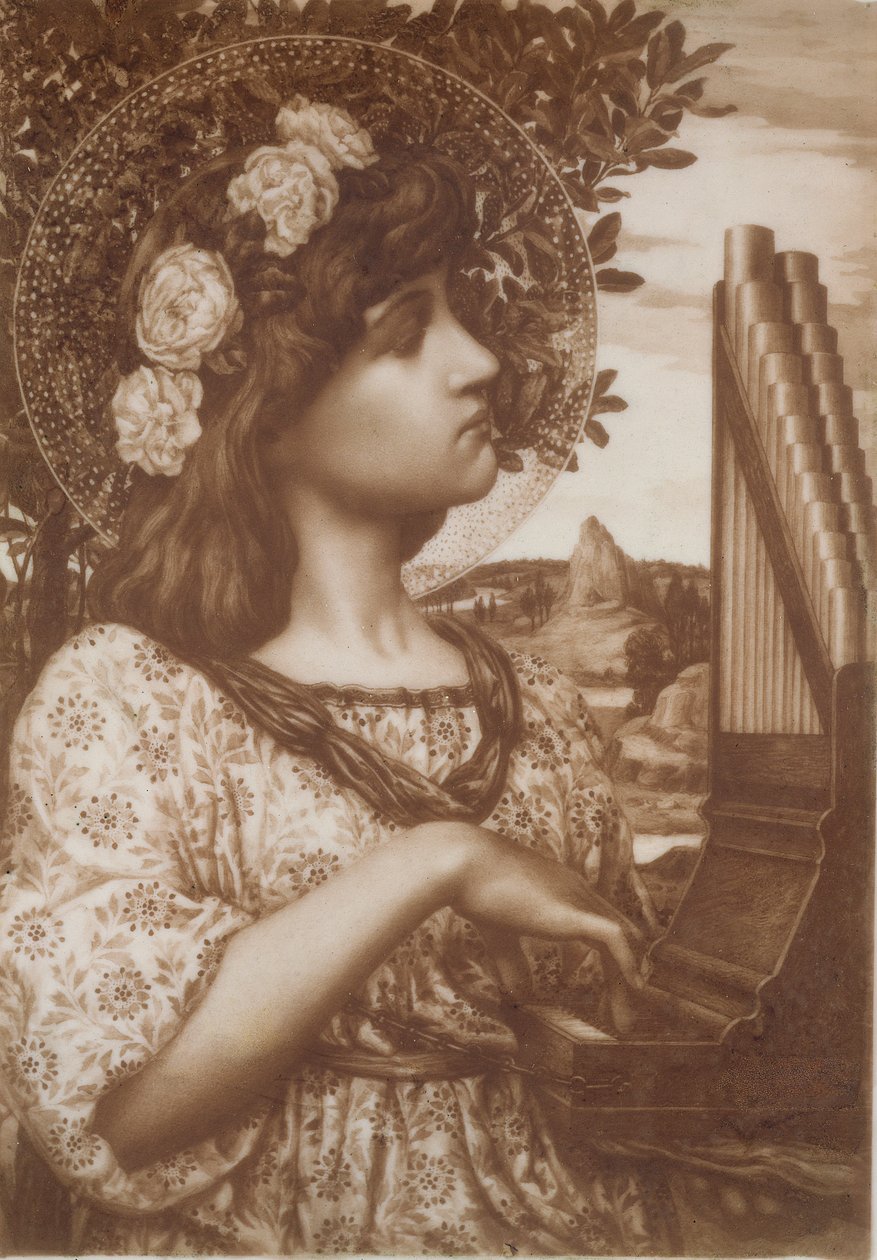 Sint Cecilia, c.1885 door Henry Ryland