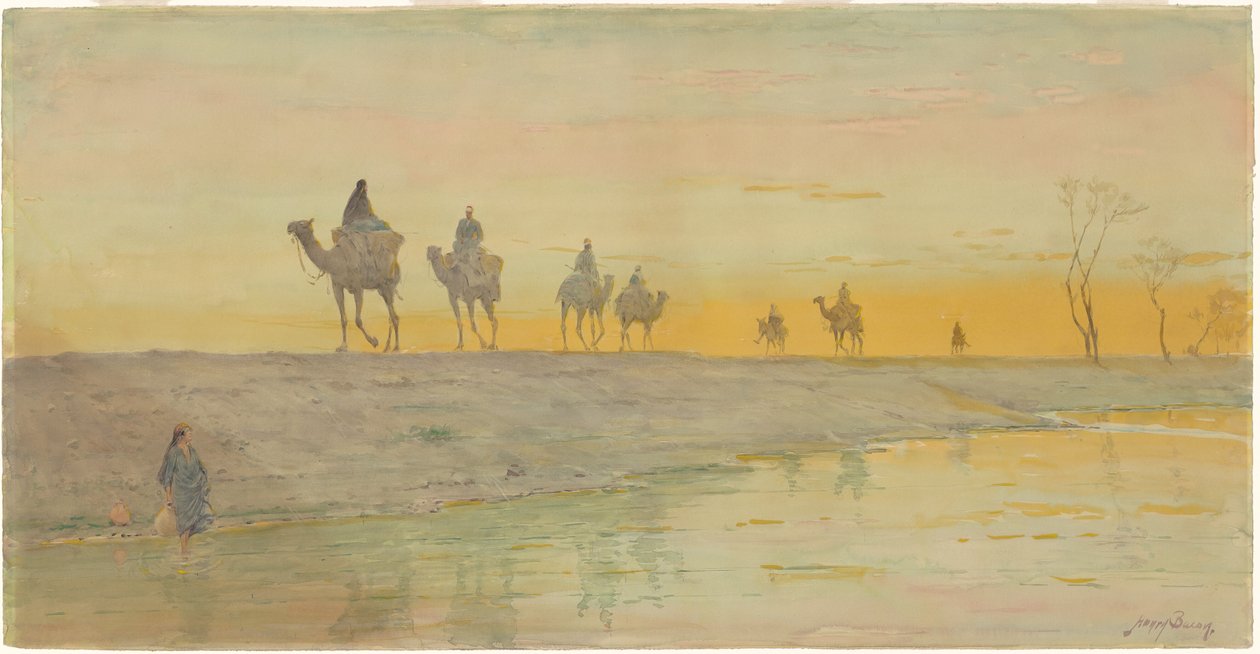 De Nijl—Avond door Henry Bacon