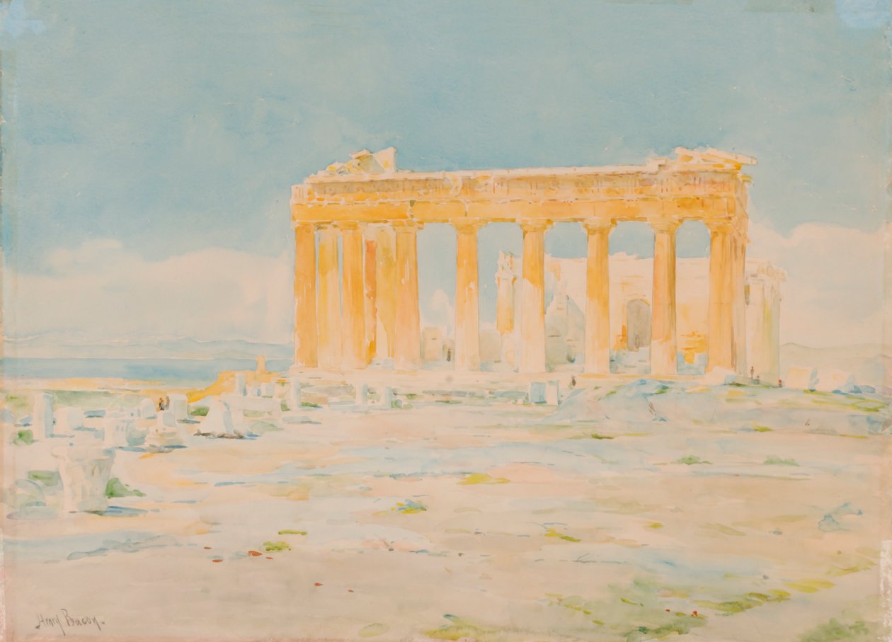 Het Parthenon, oostgevel, n.d. door Henry Bacon