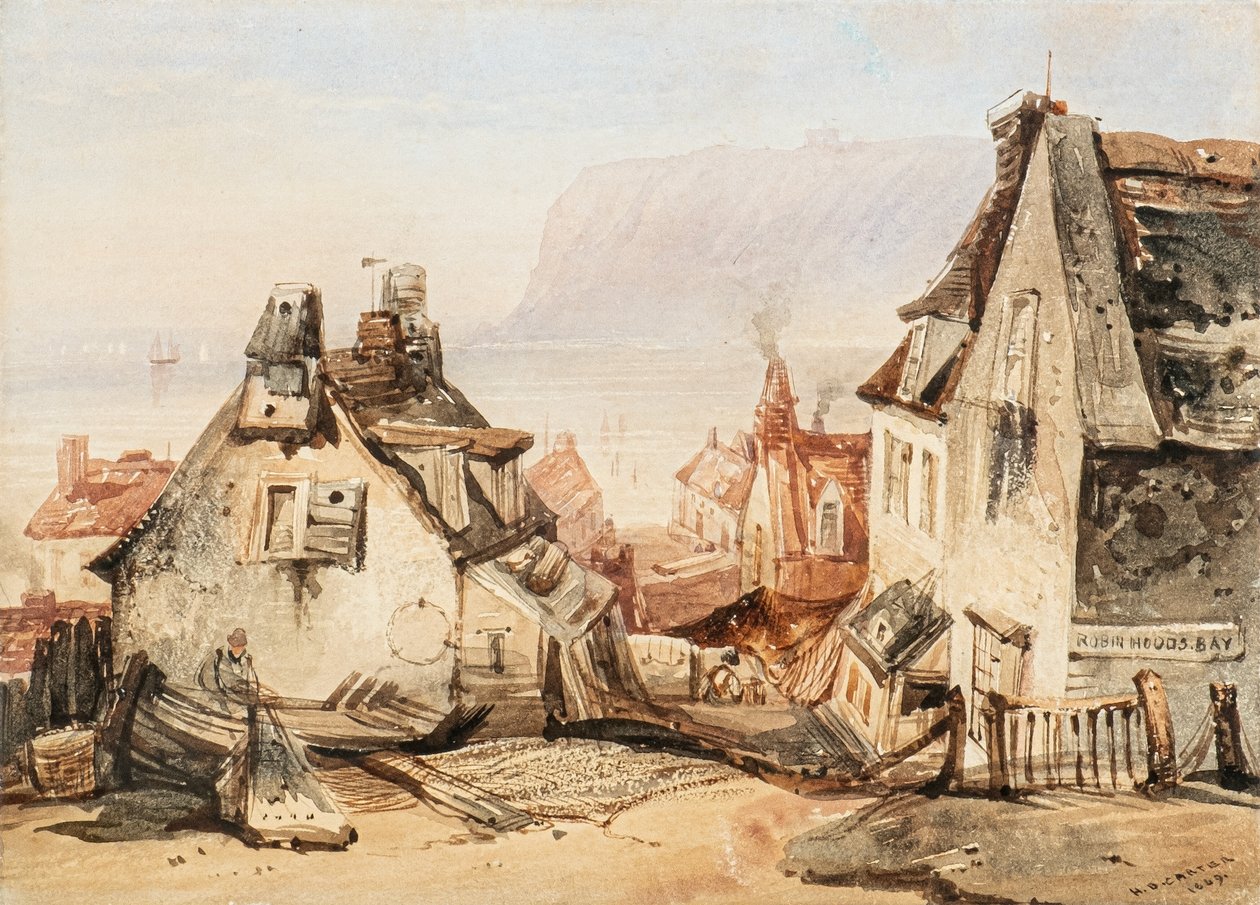 Robin Hoods Baai door Henry Barlow Carter