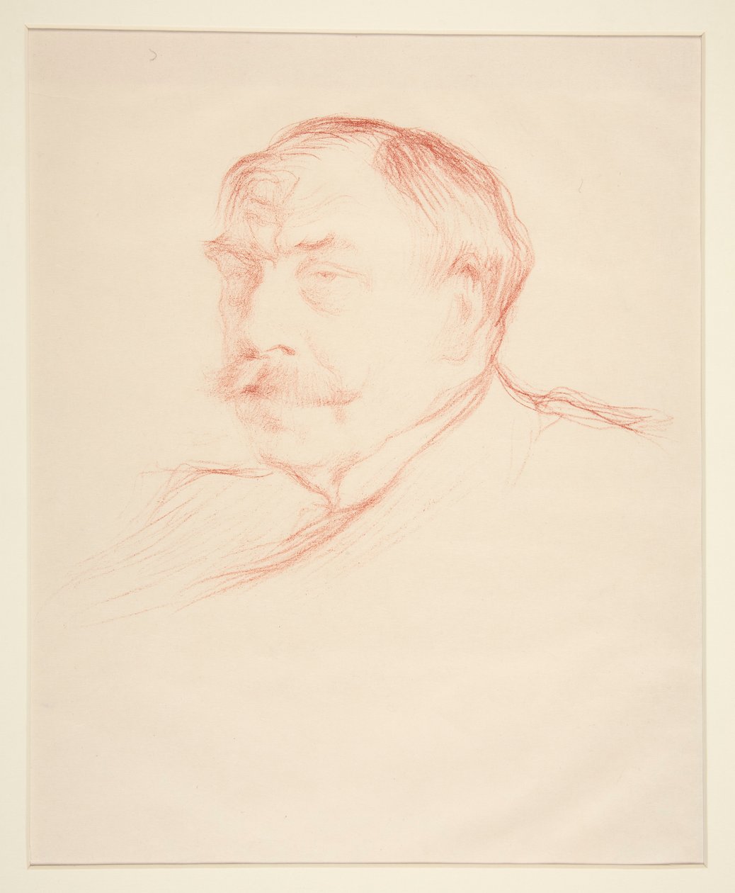 Portret van Mirbeau door Henry Bataille