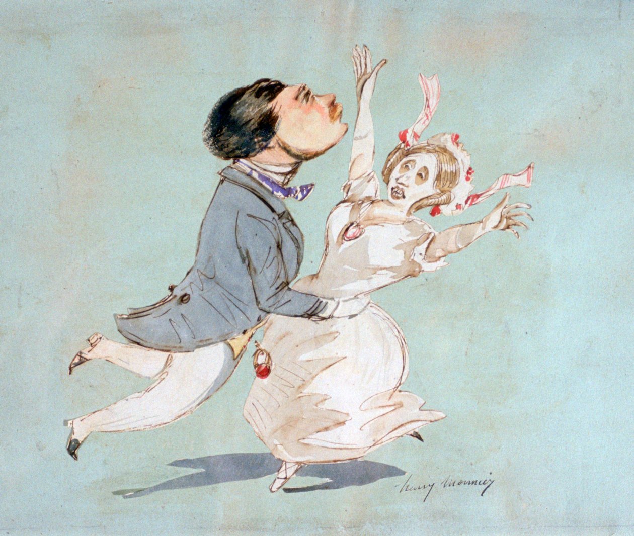 Een Koppel door Henry Bonaventure Monnier