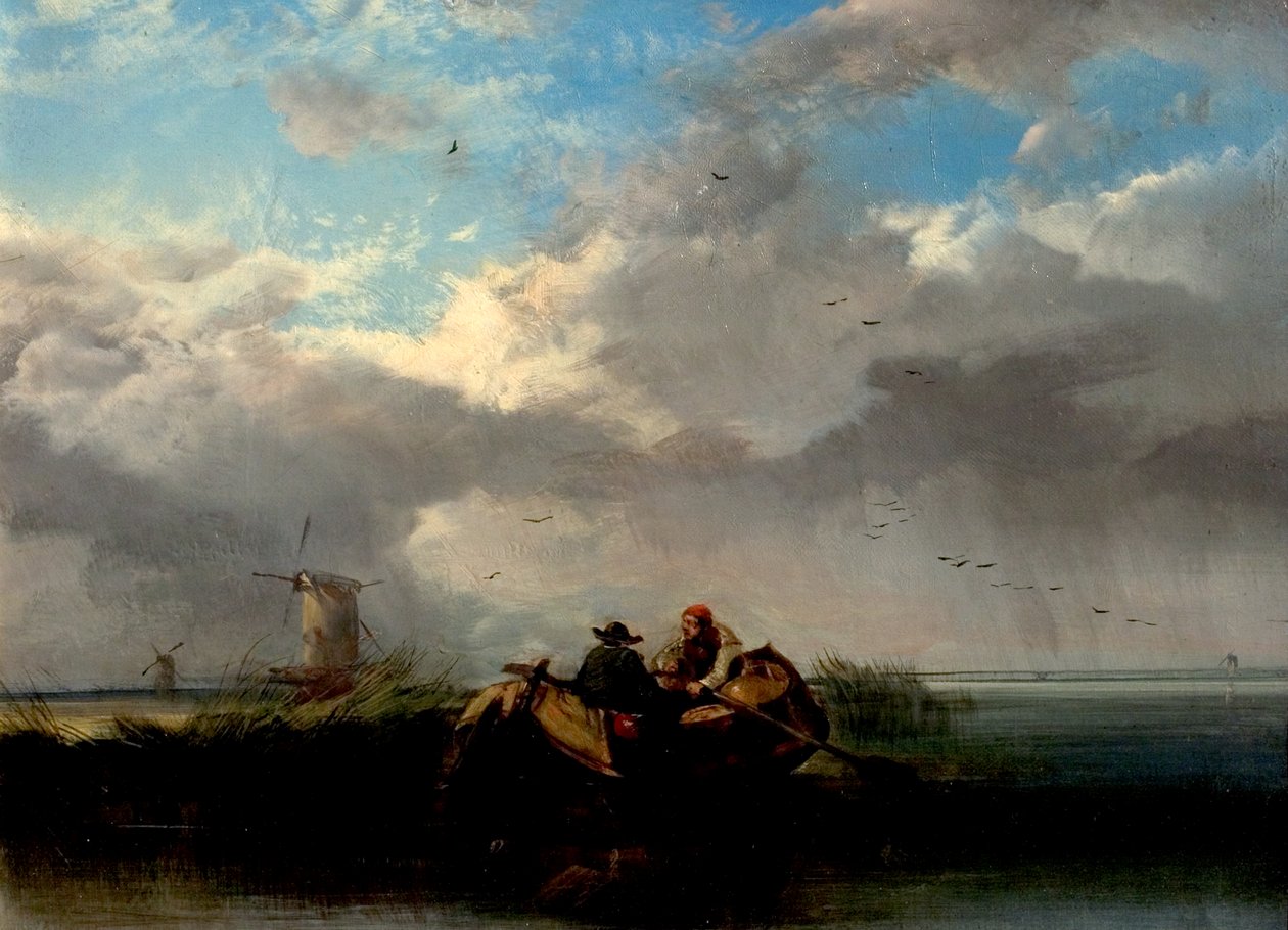 Norfolk Broads met Boten door Henry Bright