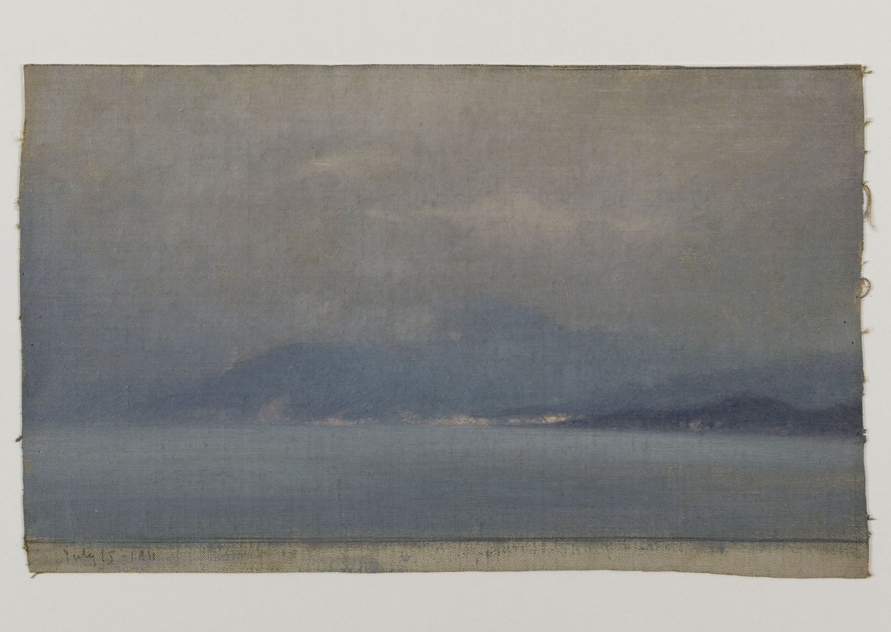 Landschapsstudie door Henry Brokman Knudsen