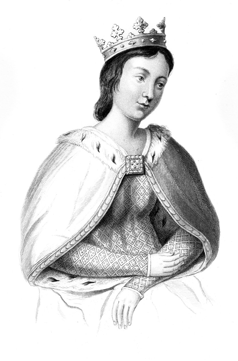 Eleanor van Provence ca. 1223-1291, 1851 door Henry Colburn