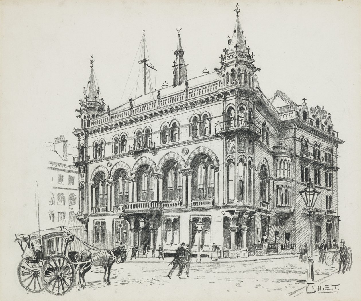 The Reform Club, King Street door Henry Edward Tidmarsh