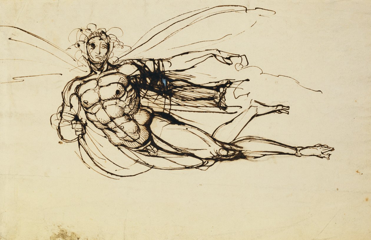 Satan door Johann Heinrich Füssli