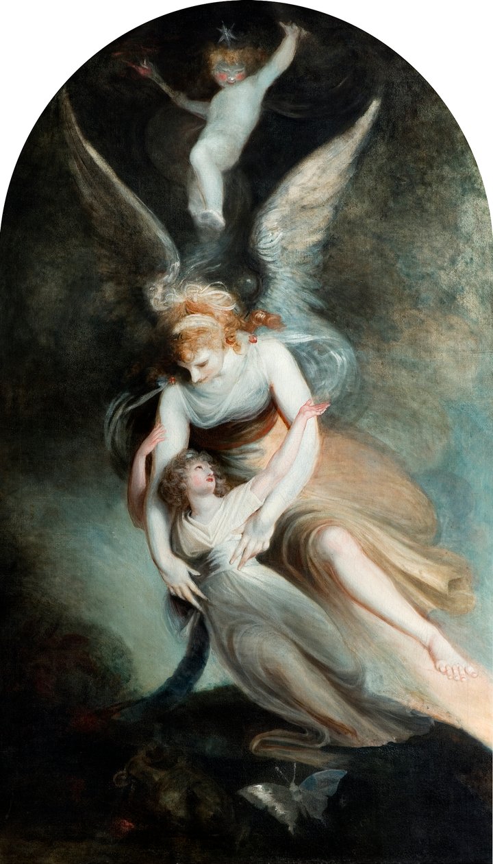 De Verheerlijking van Penelope Boothby, 1792 door Johann Heinrich Füssli