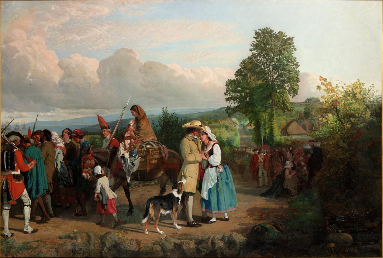 Evangeline, 1858 door Henry Hetherington Emmerson