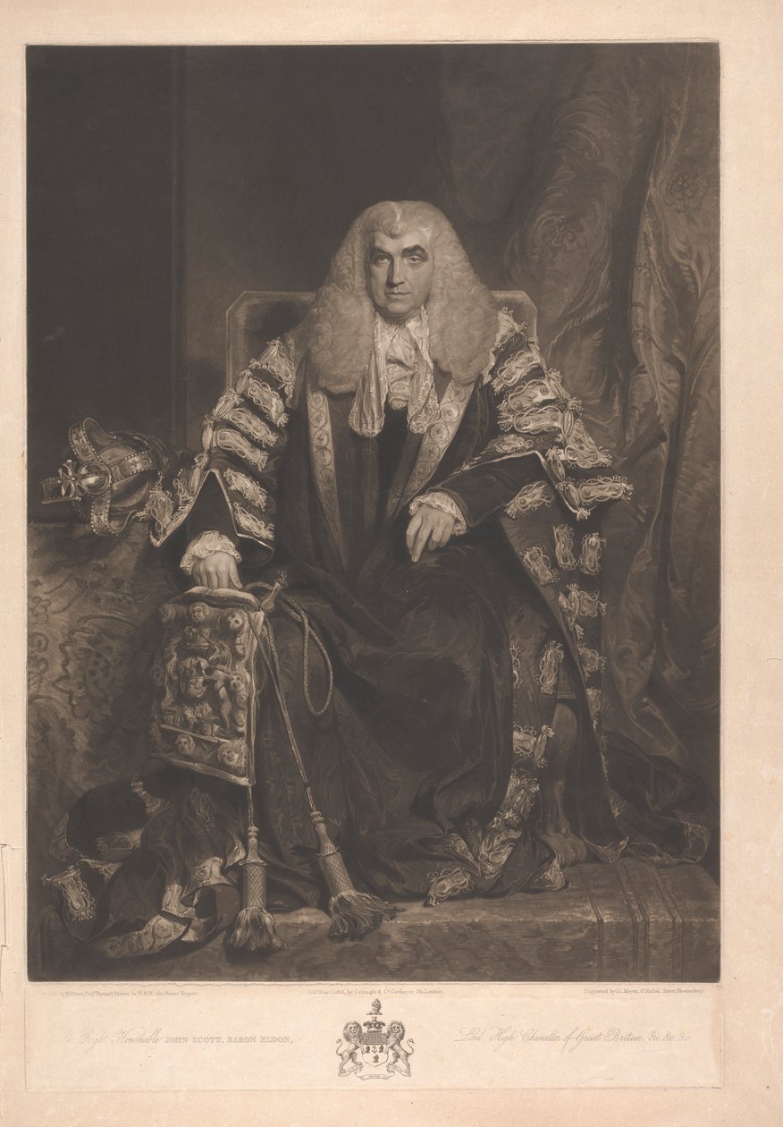 John Scott, 1e Graaf van Eldon door Henry Hoppner Meyer