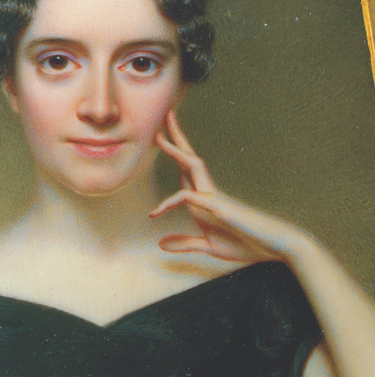 Laura Woolsey Johnson (1800) door Henry Inman