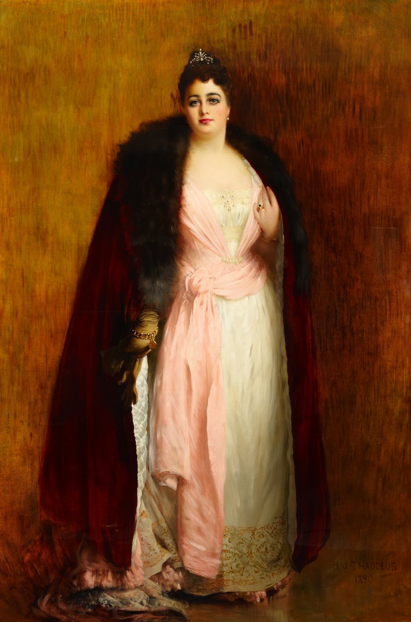 Mevrouw Ada Lewis-Hill (1844–1906) door Henry Jones Thaddeus