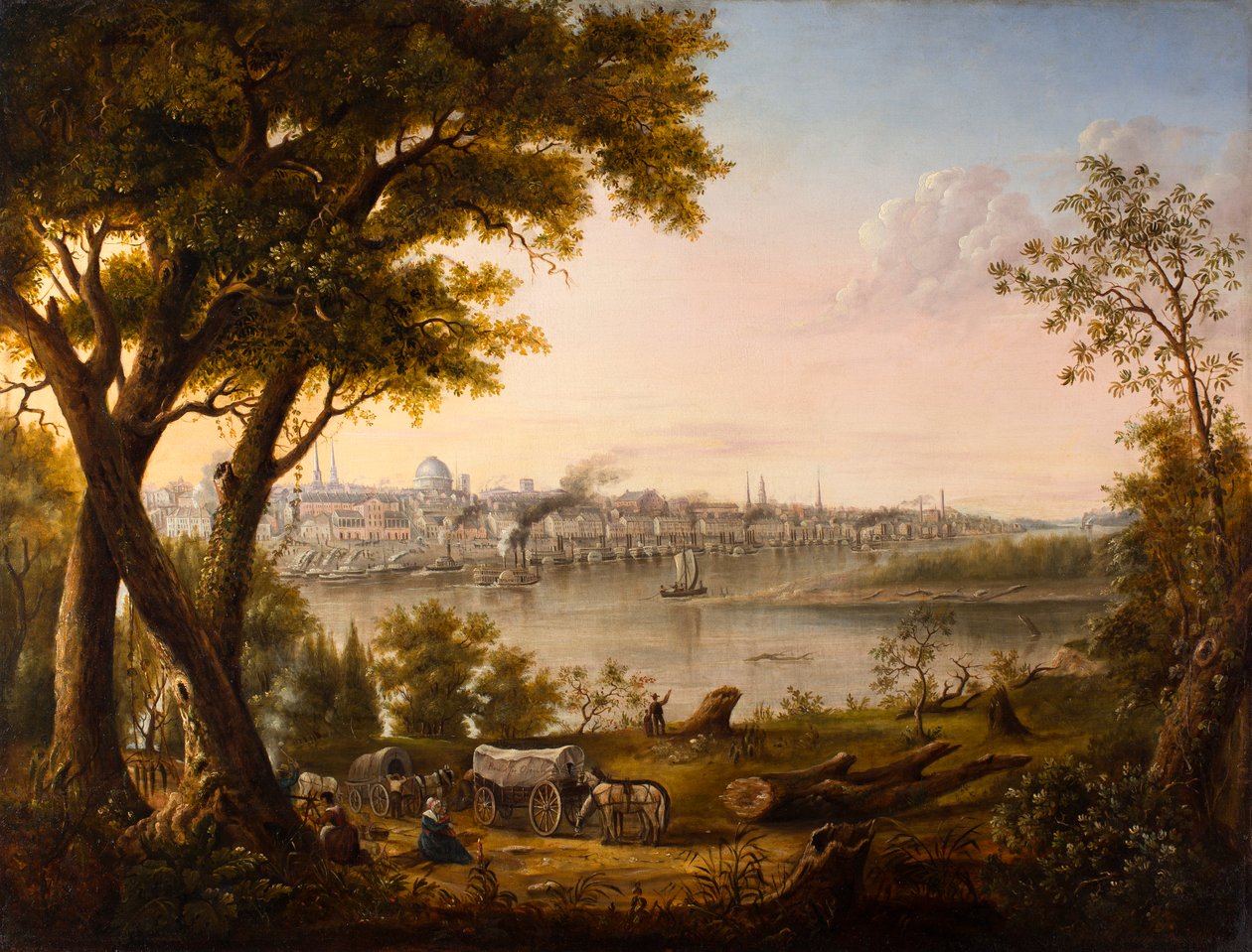Saint Louis in 1846 door Henry Lewis