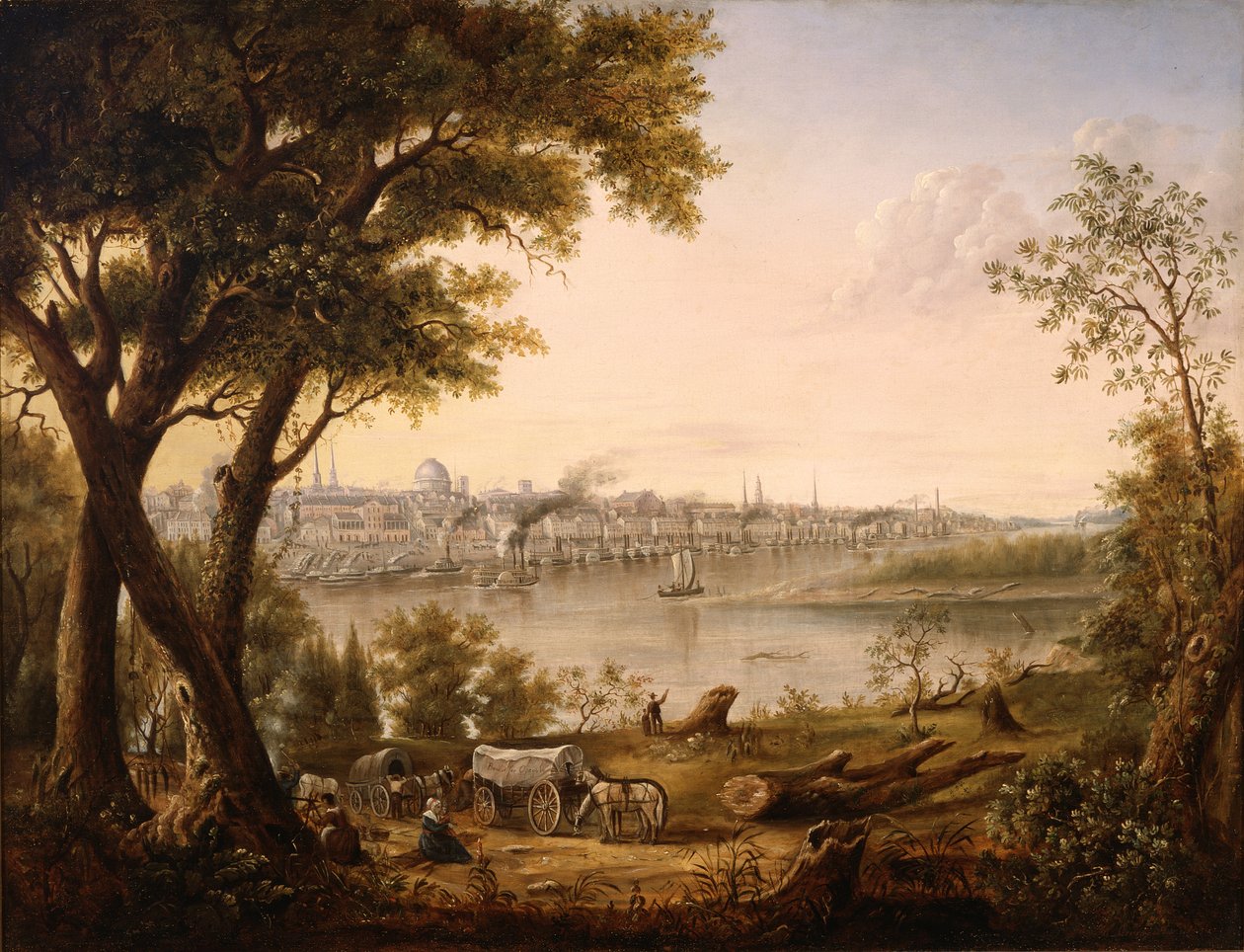 Saint Louis in 1846 door Henry Lewis