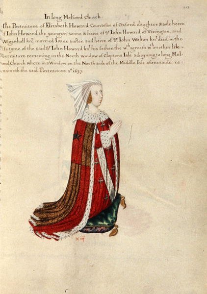Elizabeth Howard Gravin van Oxford door Henry Lilly