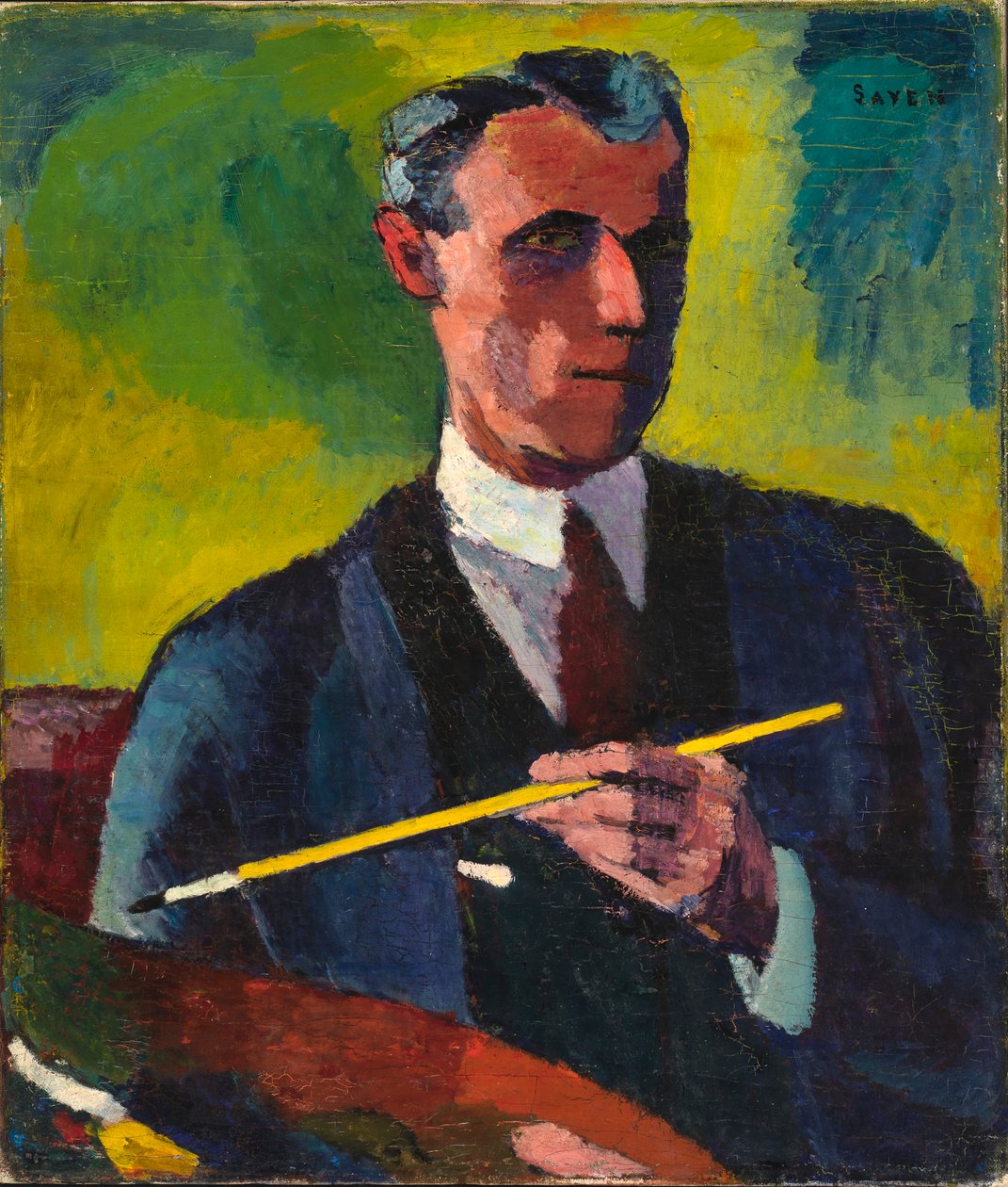 Zelfportret door Henry Lyman Saÿen