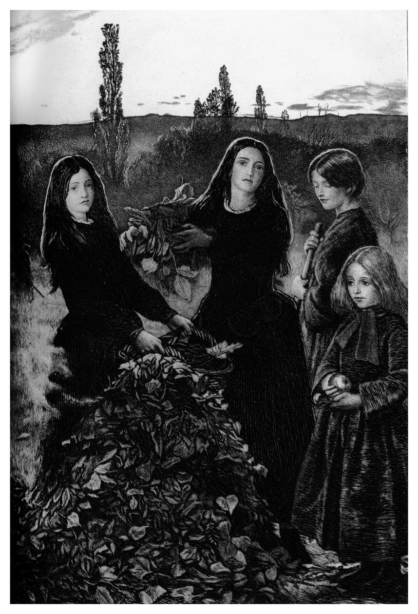 Herfstbladeren door Henry Macbeth Raeburn