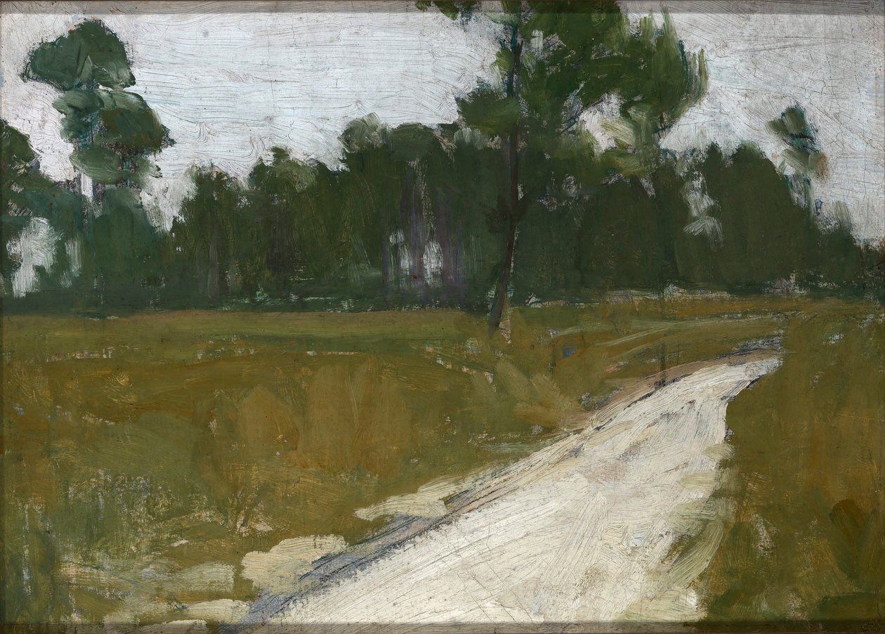 Landweg in Frankrijk door Henry Ossawa Tanner