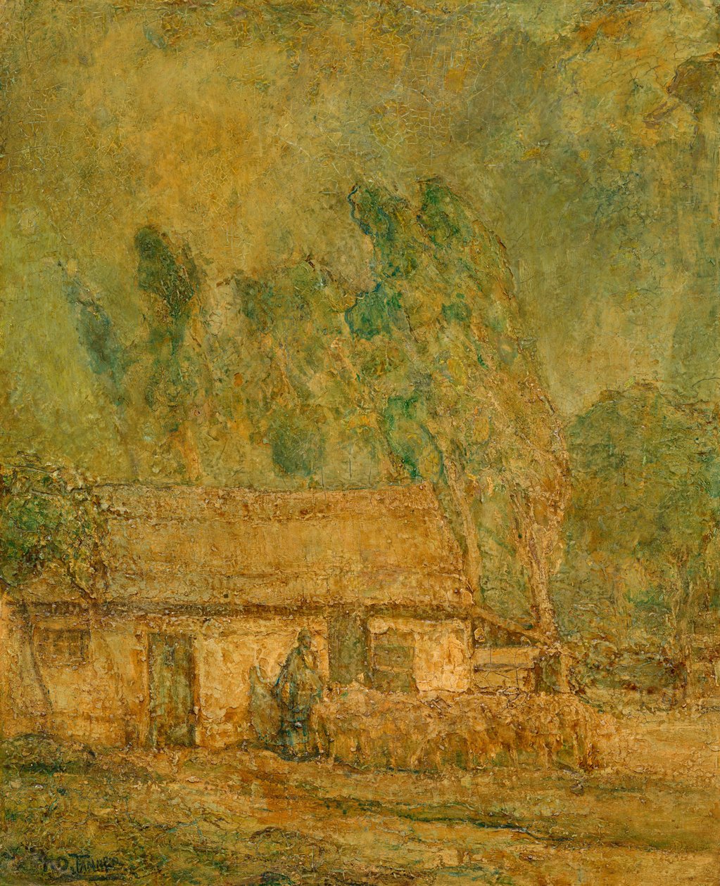 De Goede Herder, ca. 1918 door Henry Ossawa Tanner