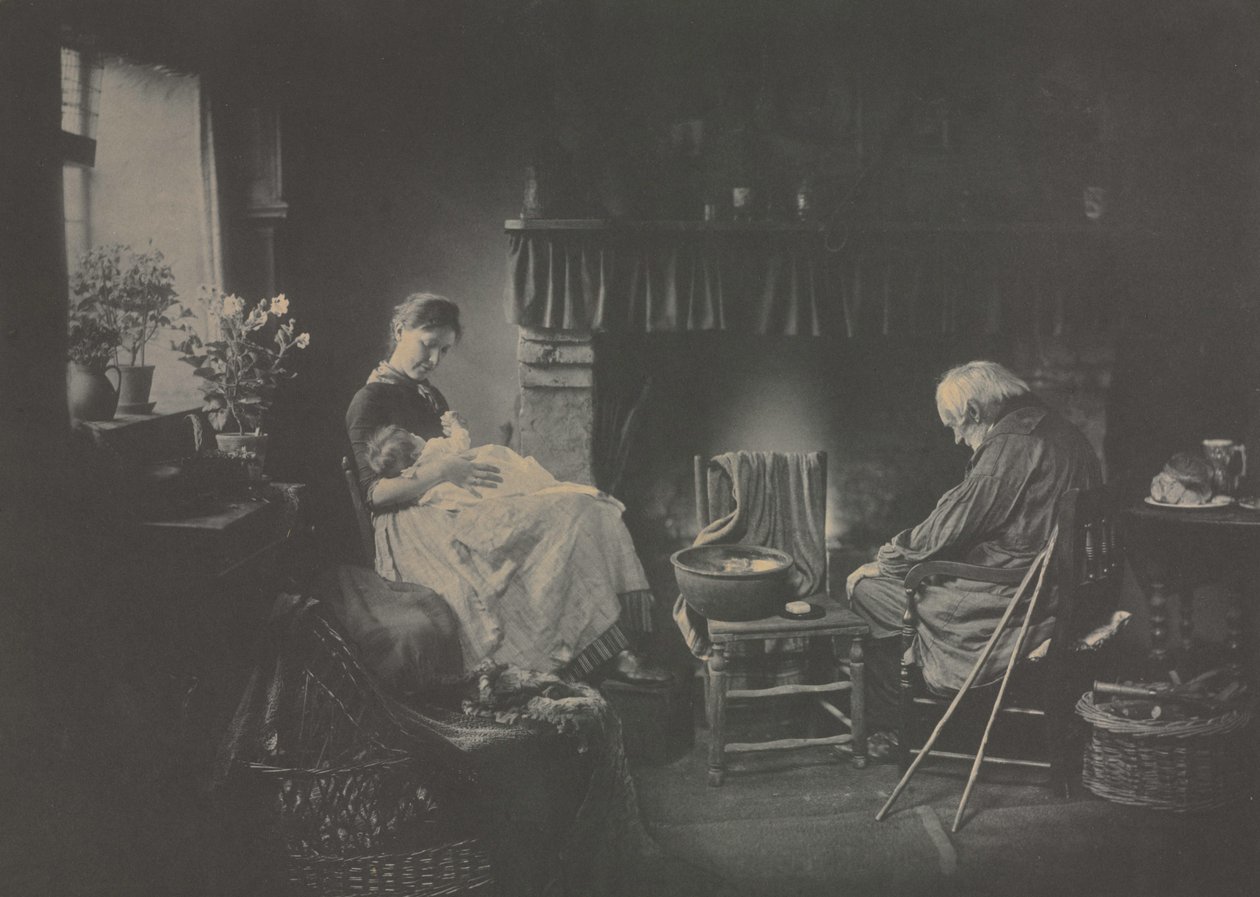 Dageraad en Zonsondergang, 1885 door Henry Peach Robinson
