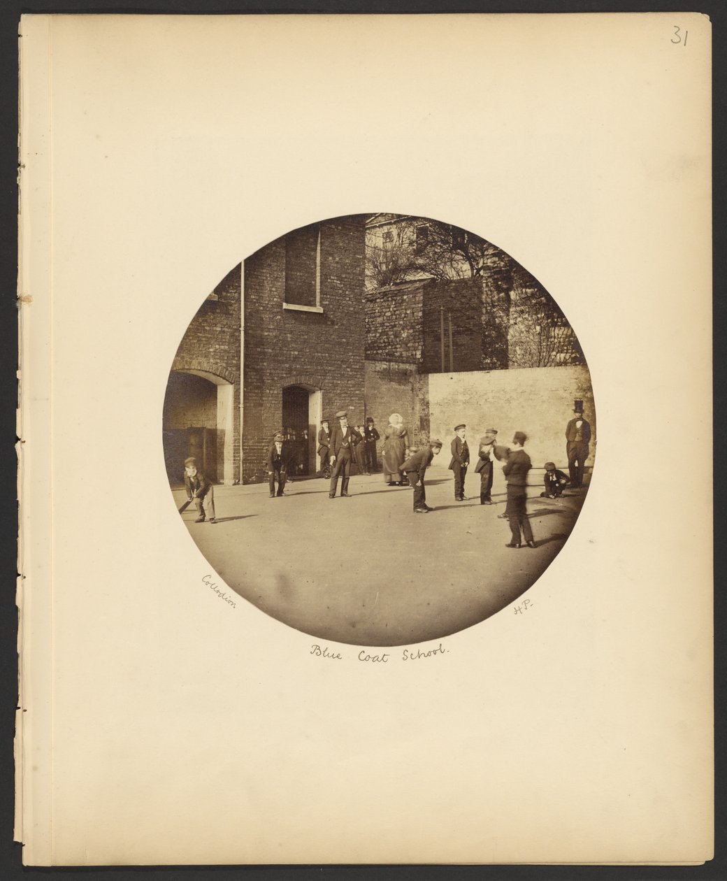 Blue Coat School door Henry Pollock