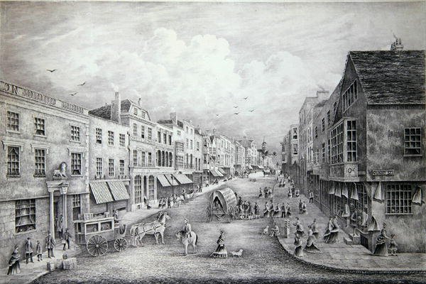 De Hoofdstraat, Guildford, Surrey door Henry Prosser