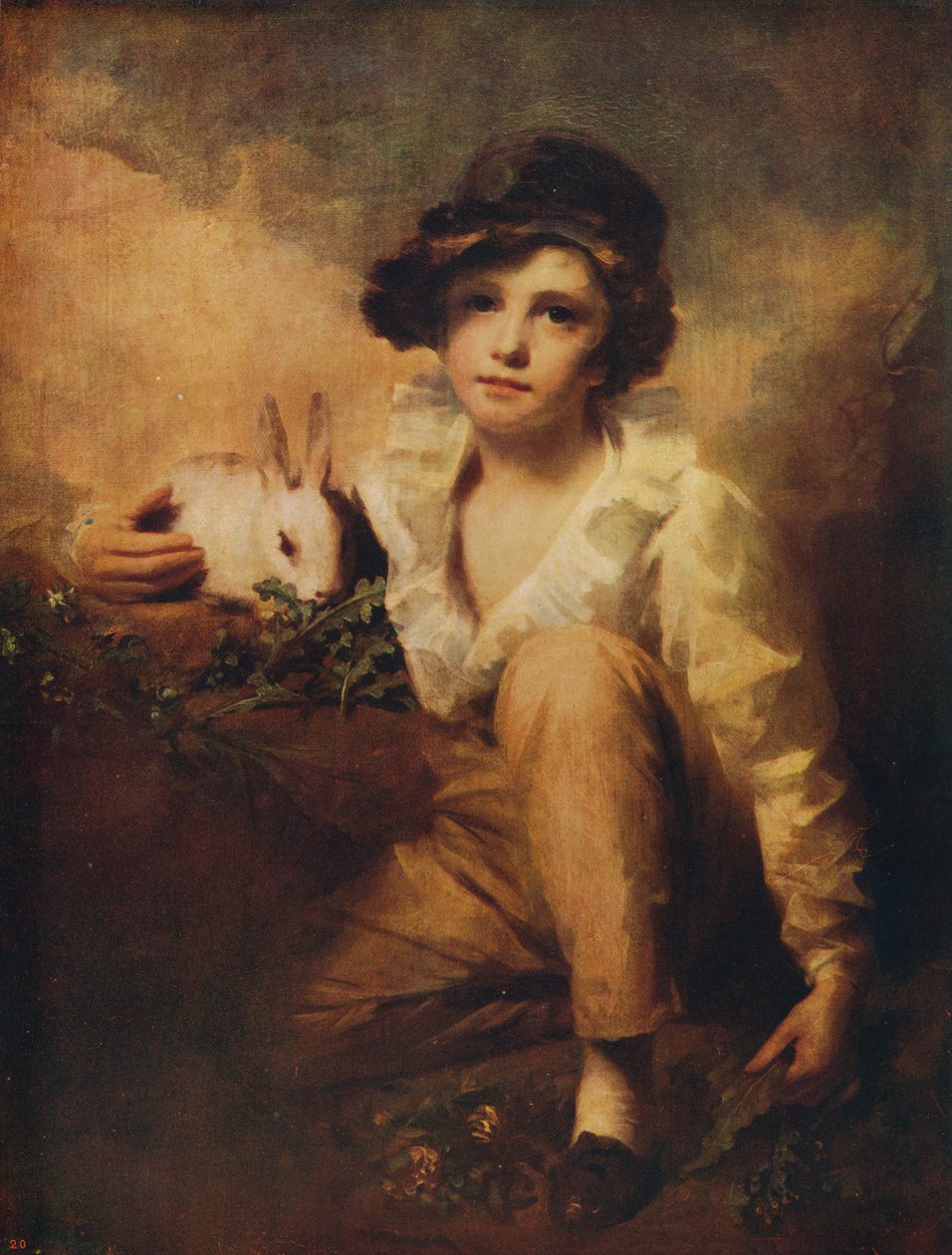 Jongen en Konijn, 1814 door Henry Raeburn