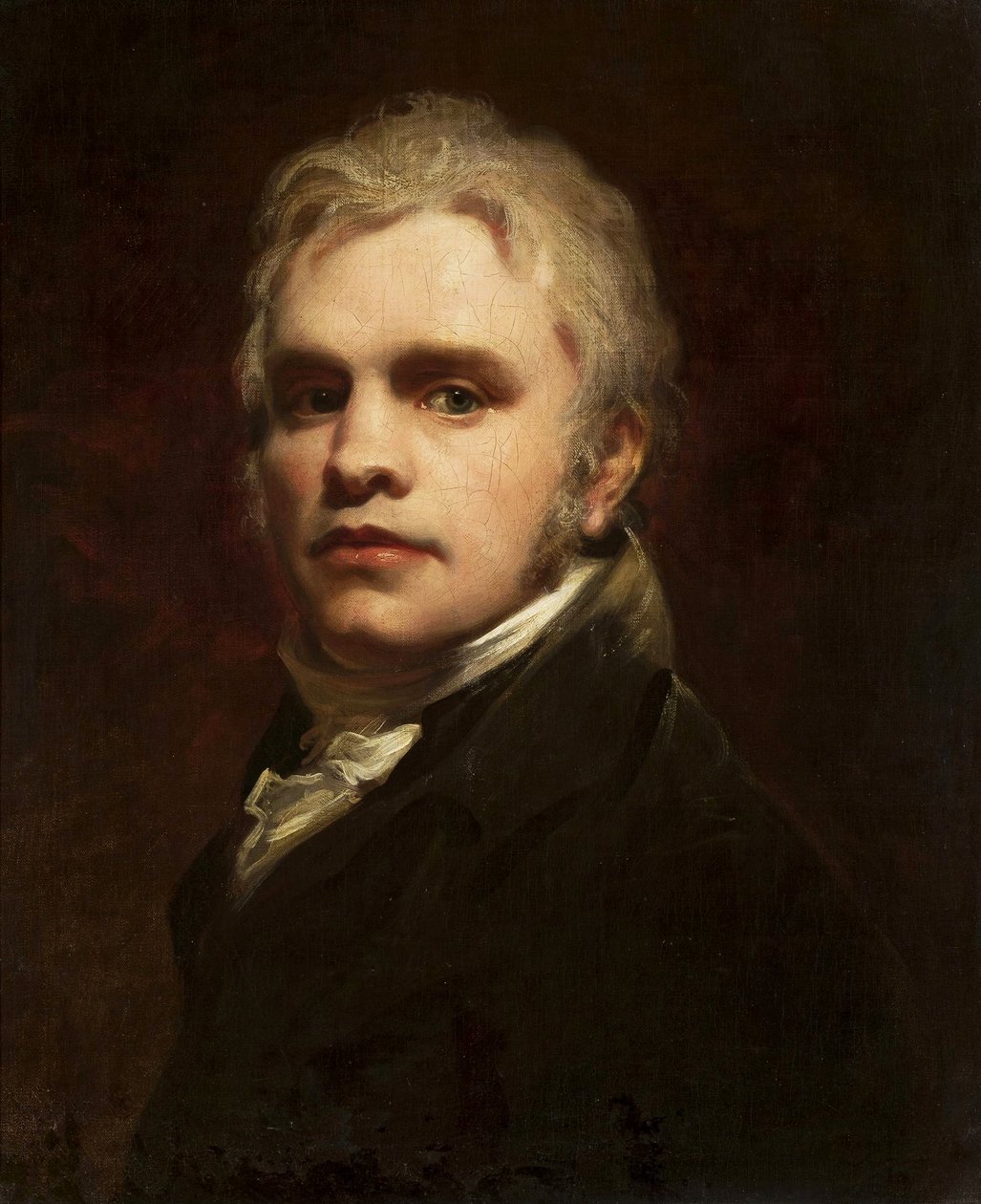 Portret van een man. door Henry Raeburn