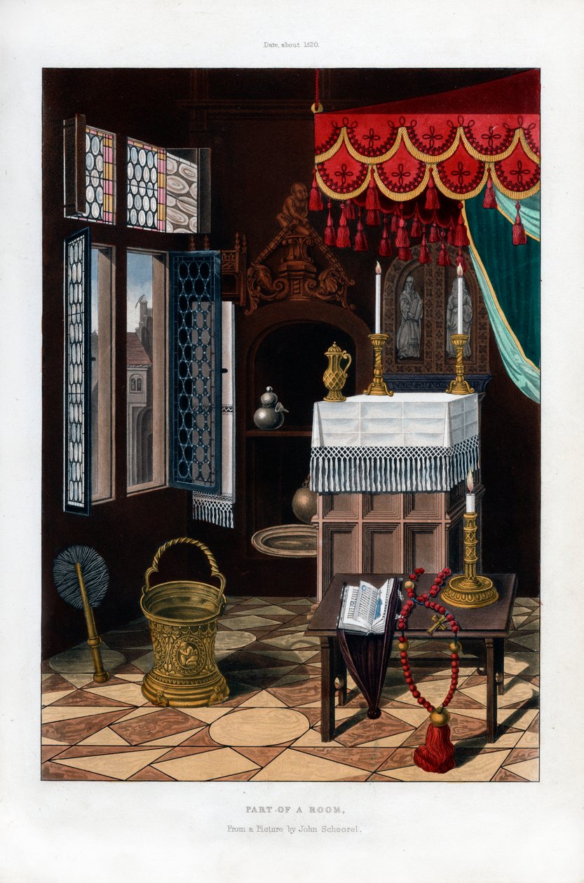 Religieuze gebruiksvoorwerpen, ca. 1520, 1843 door Henry Shaw