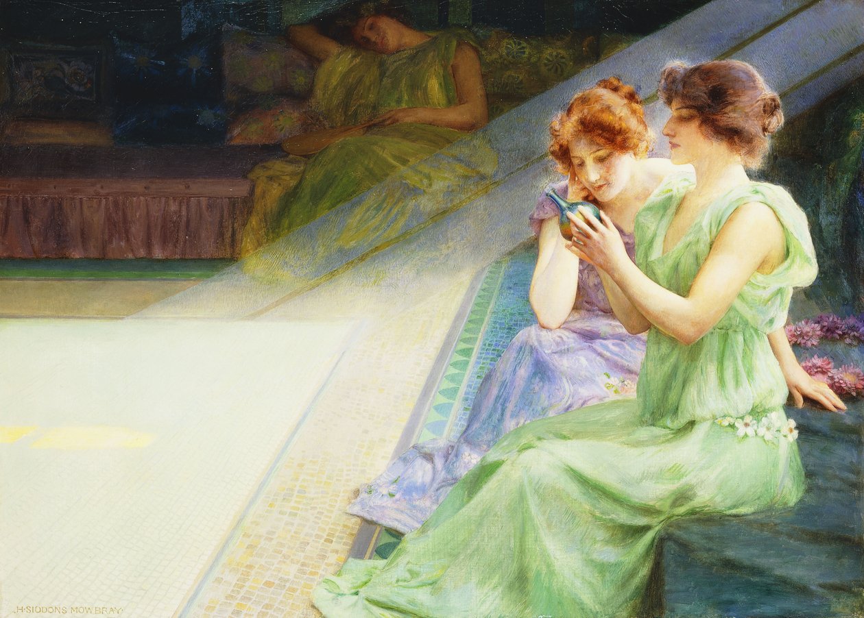 Iridescentie, c.1895 door Henry Siddons Mowbray