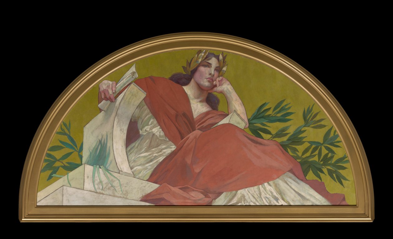 Muzen van de tragedie door Henry Siddons Mowbray