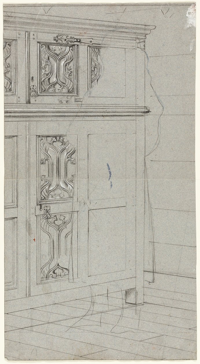 Schets van een kabinet door Henry Stacy Marks
