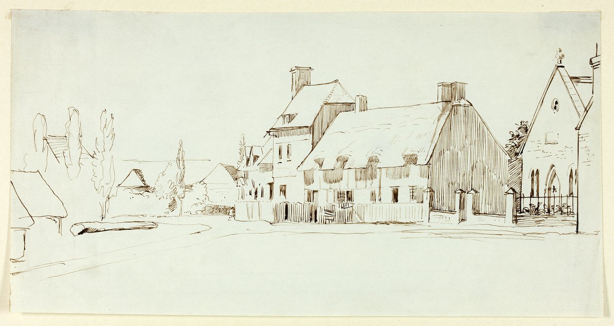 De Dorpskerk door Henry Stacy Marks