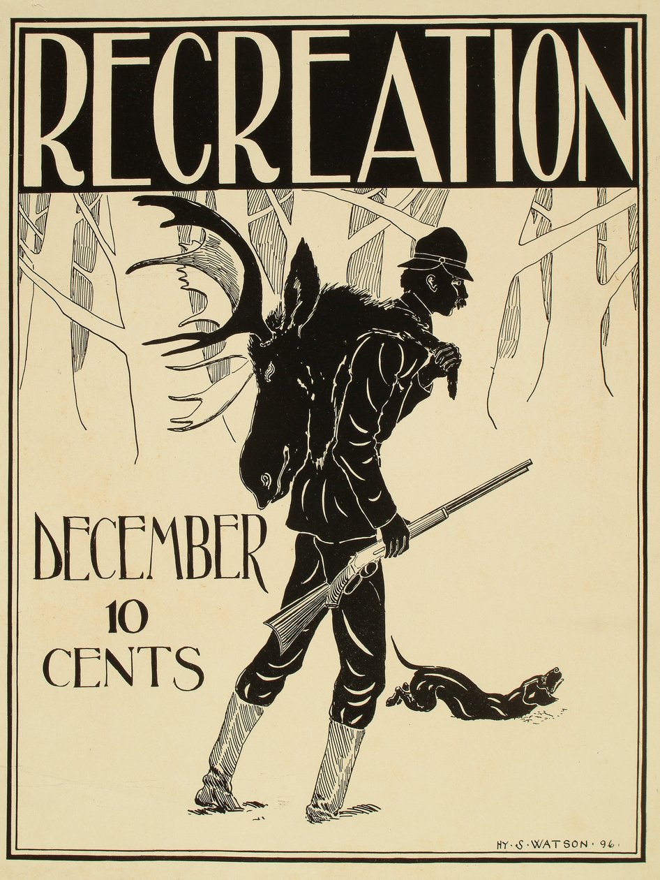 Recreatie, december door Henry Sumner Watson