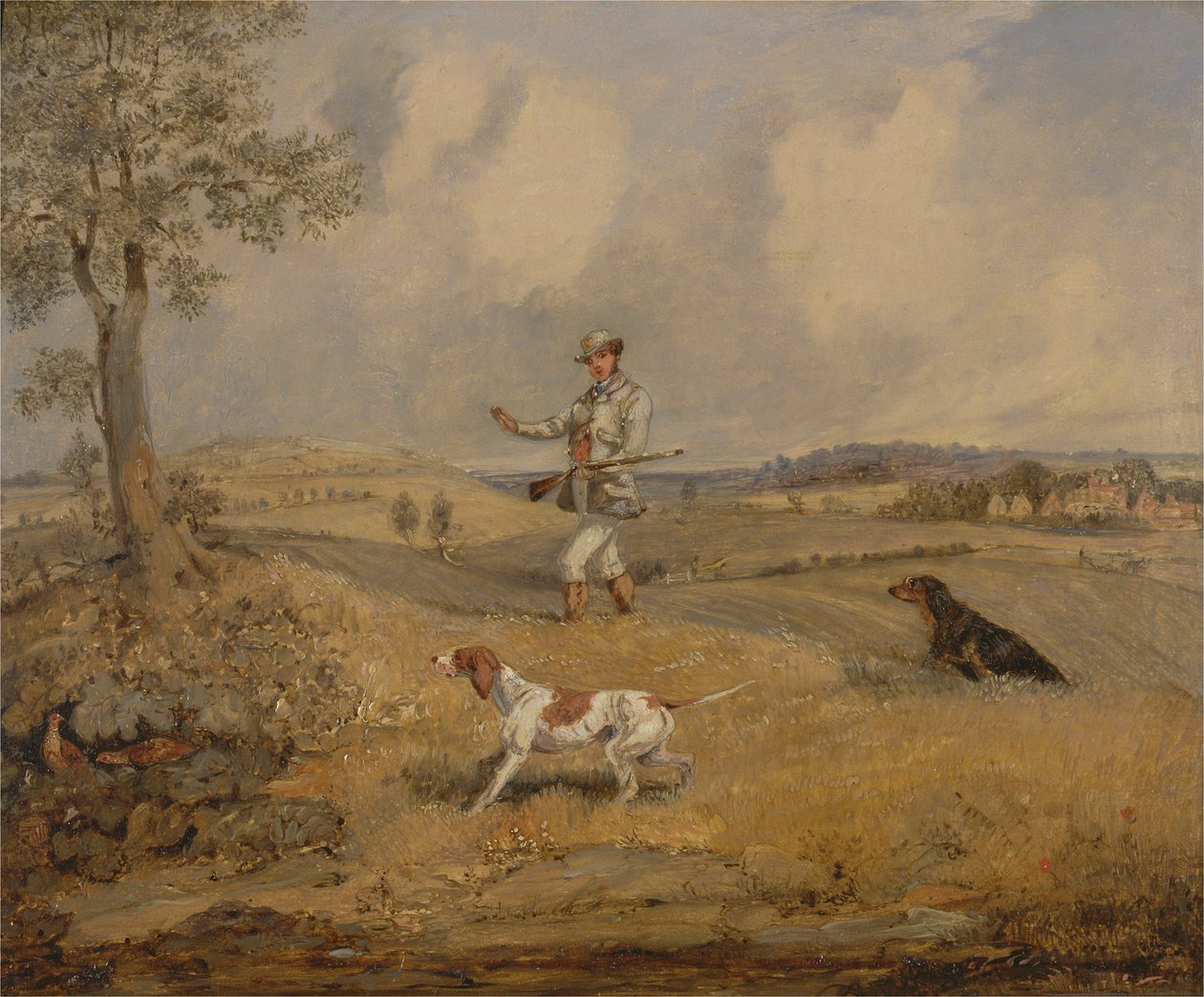Patrijs jacht door Henry Thomas Alken