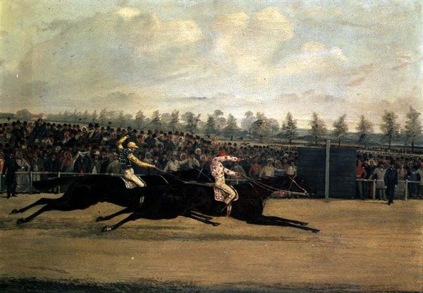 De Doncaster Cup door Henry Thomas Alken