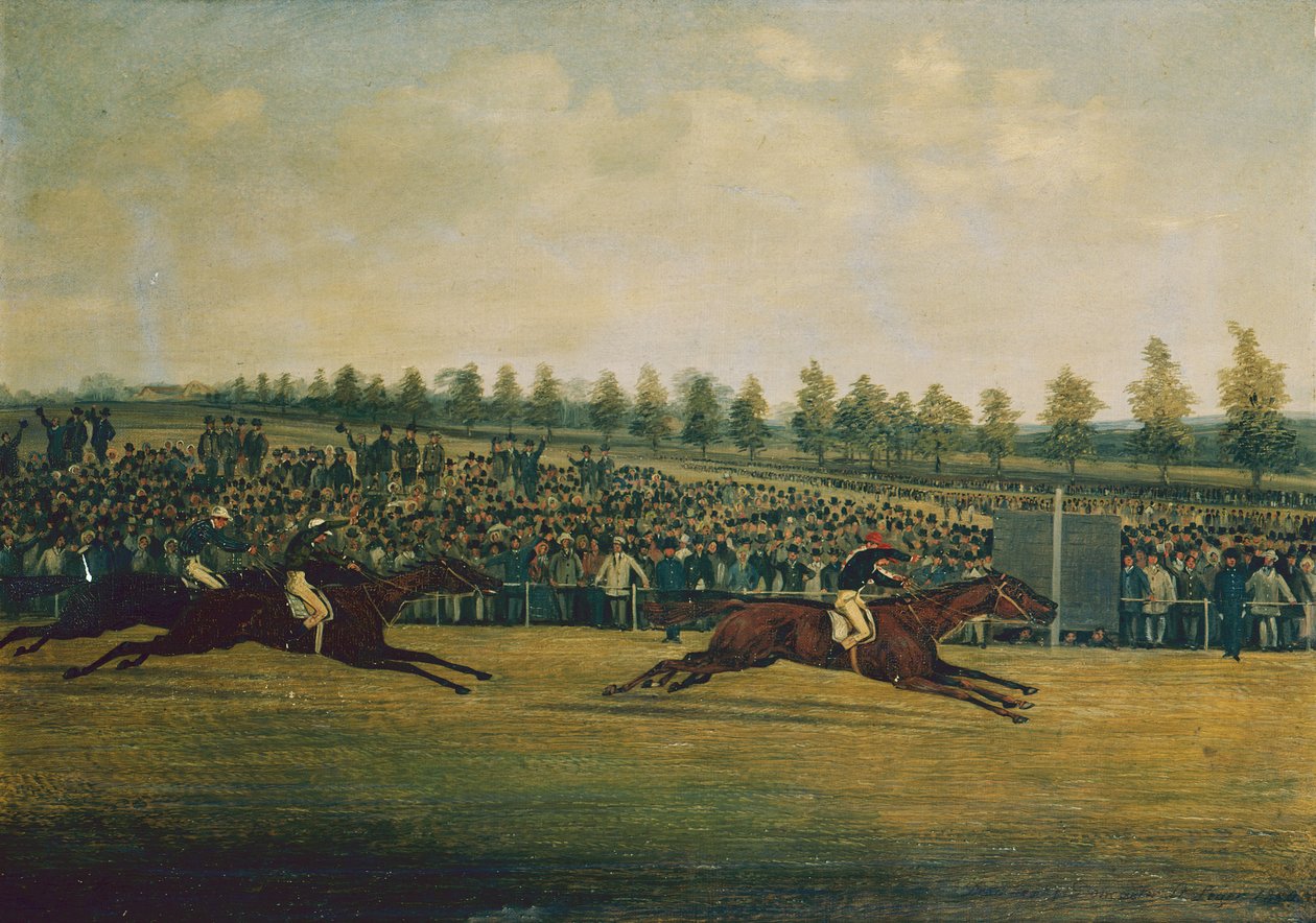 De Doncaster St Leger door Henry Thomas Alken