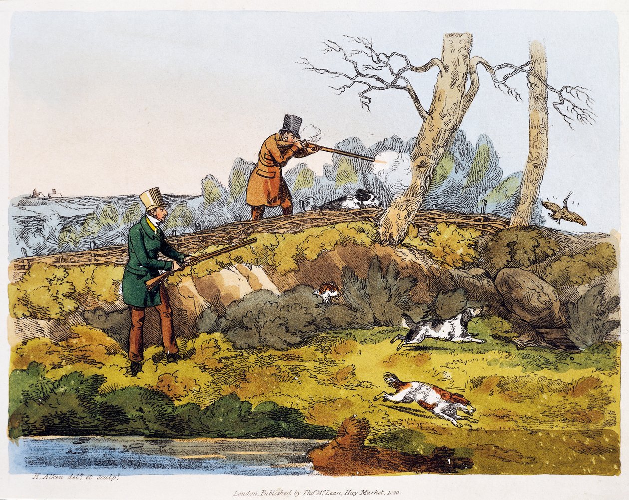 Houtsnipjacht door Henry Thomas Alken