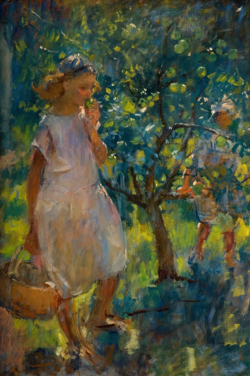 De Boomgaard door Henry Tonks
