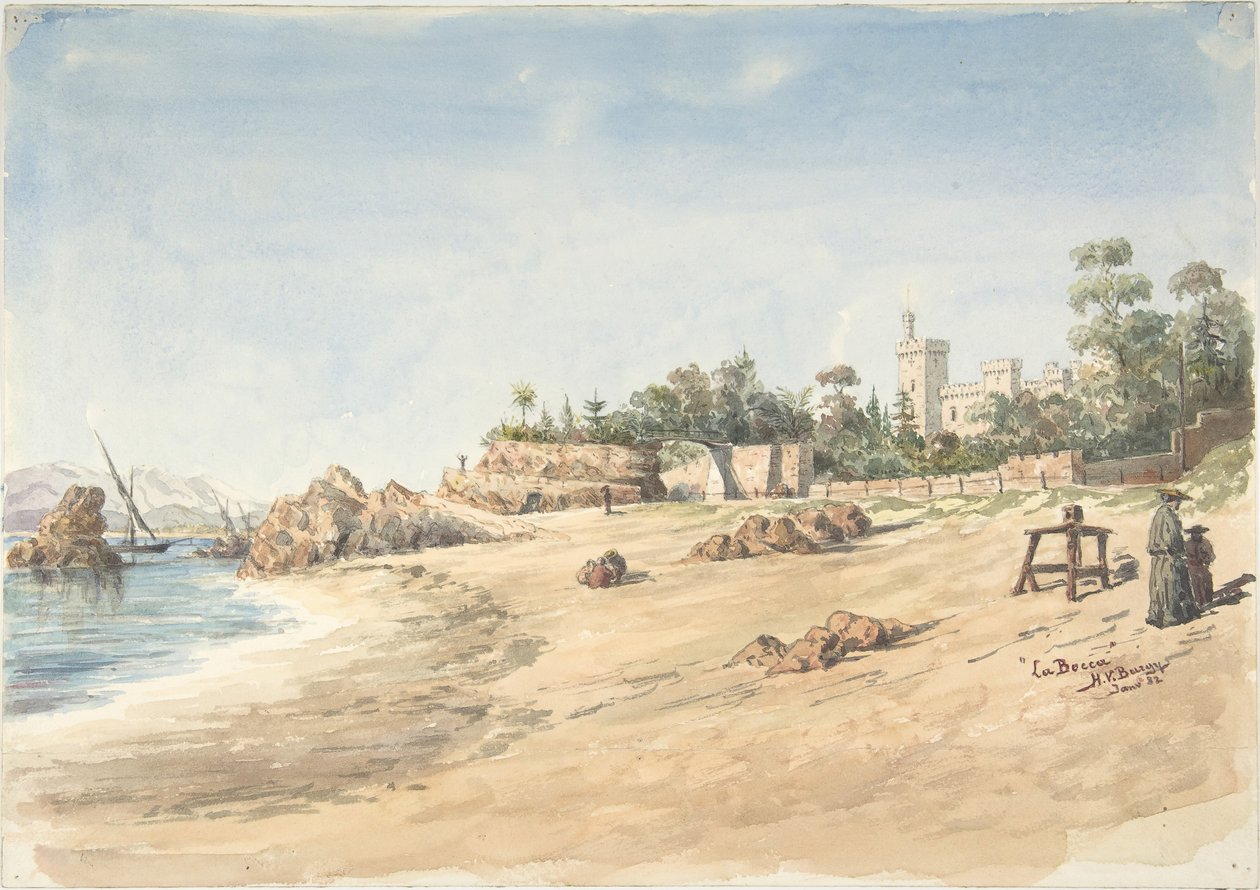 La Bocca, 1882 door Henry Victor Burgy