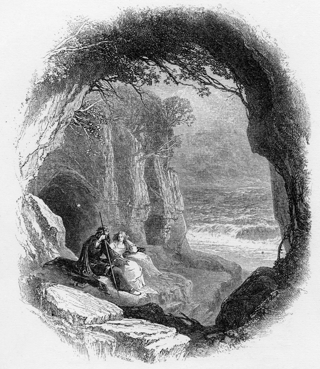 De storm - Shakespeare door Henry Vizetelly