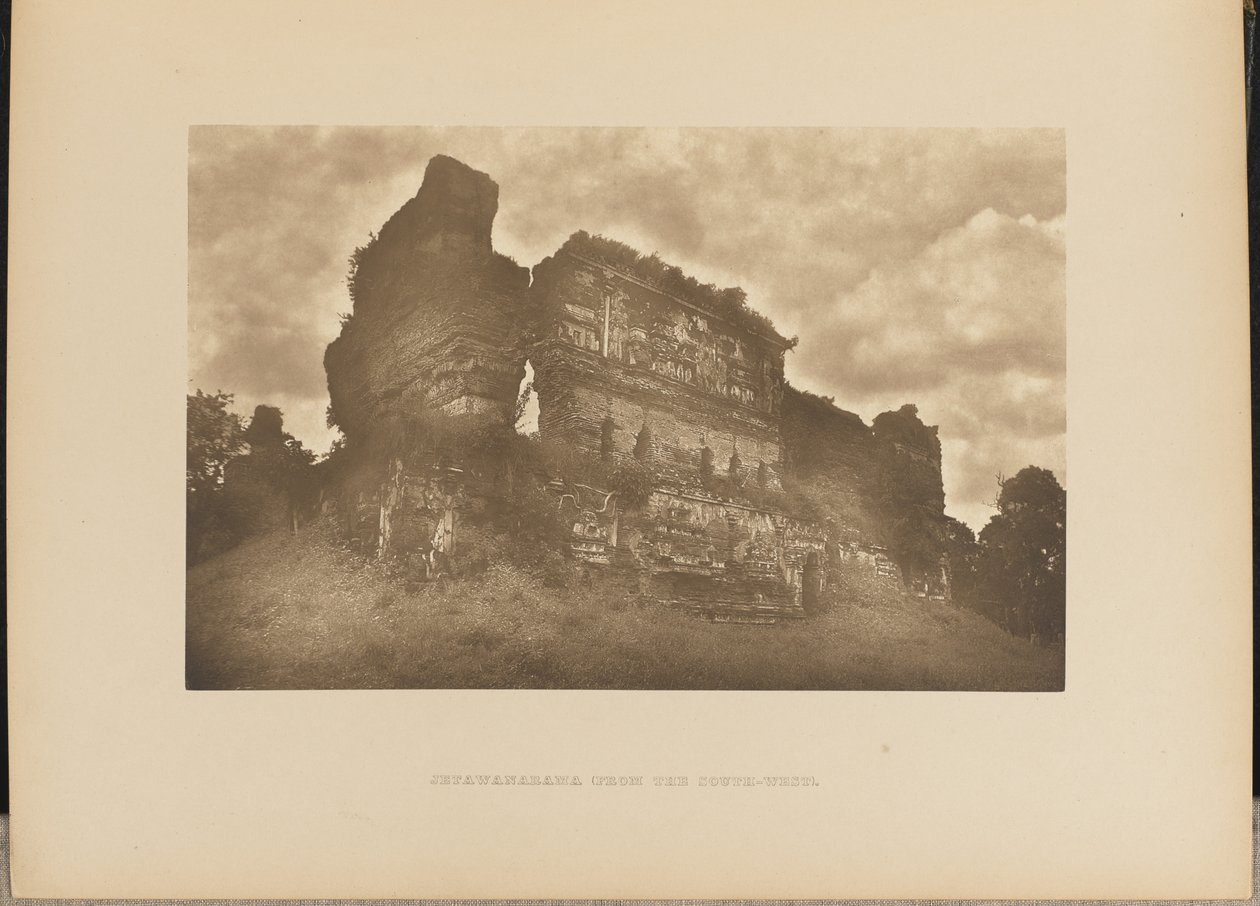 Jetawanarama vanuit het zuidwesten door Henry W. Cave