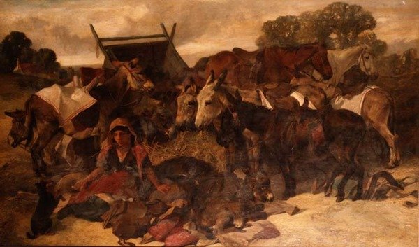 Onbekend schilderij door Henry Weekes