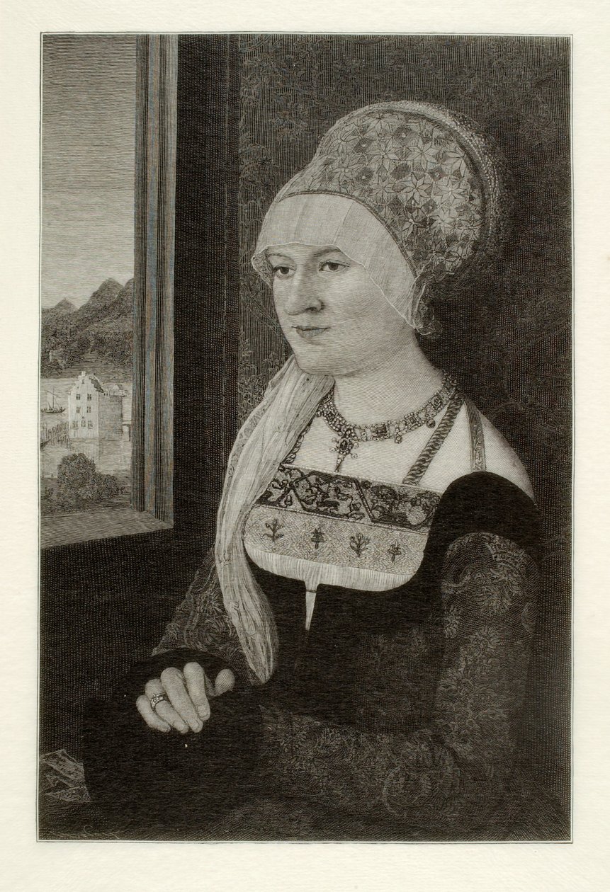 Duitse Dame door Henry Wolf