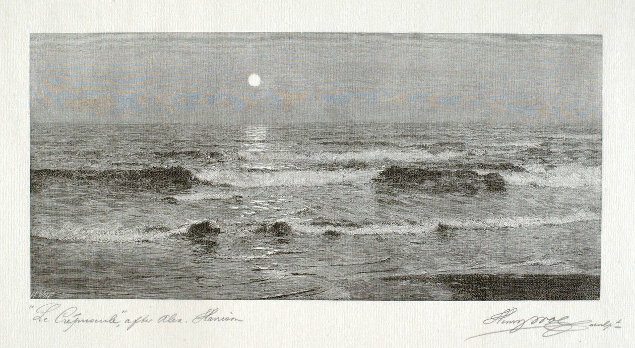 Schemering door Henry Wolf